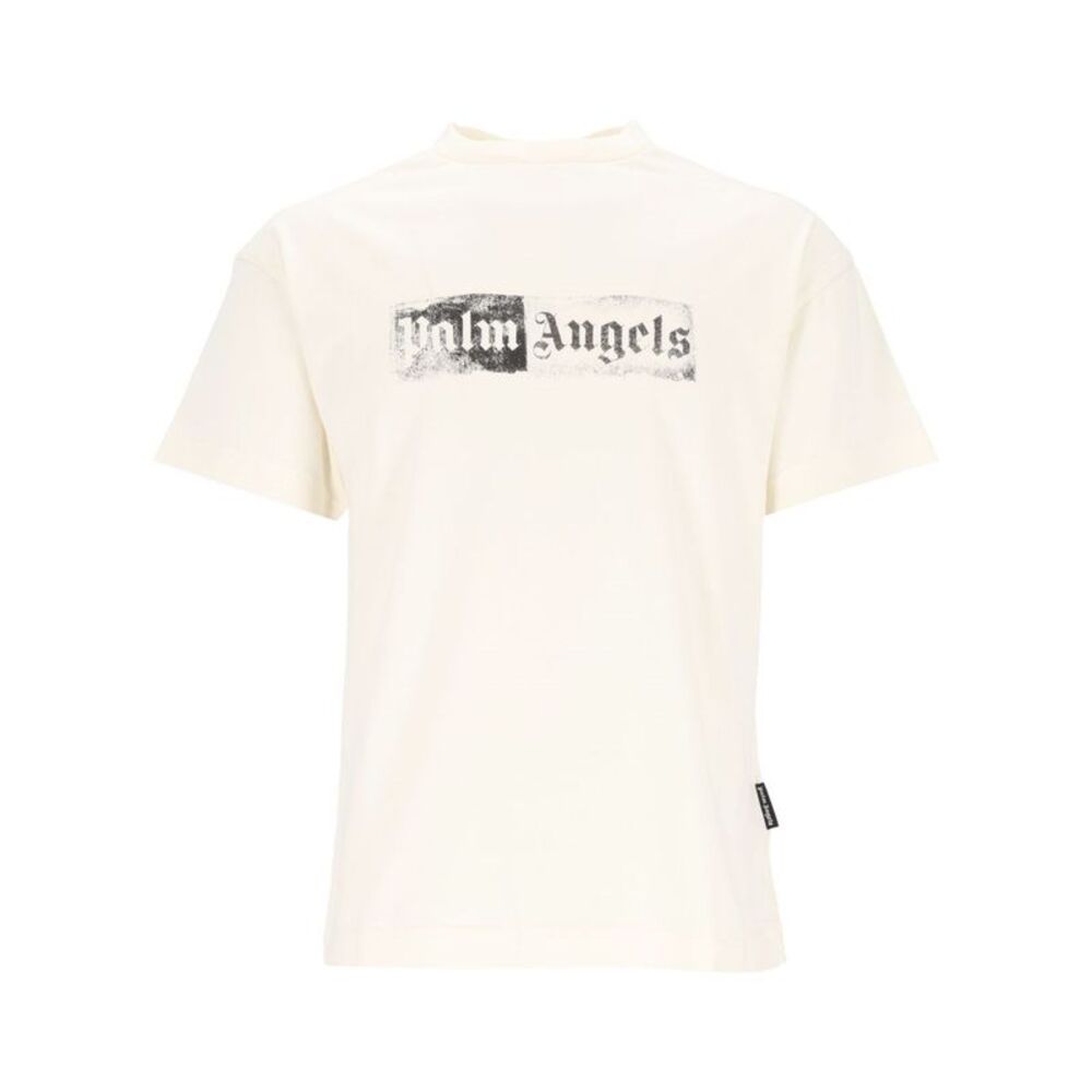 Palm Angels Men T-Shirt With Printed Logo